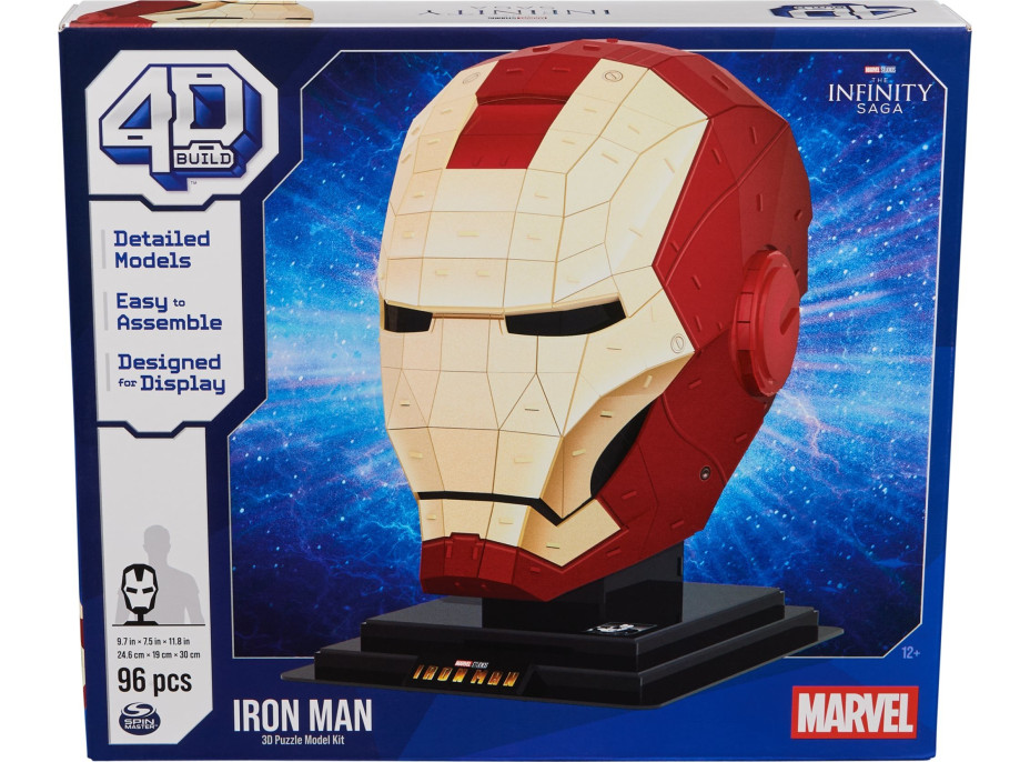 4D BUILD 3D Puzzle Marvel: Ironman 96 dílků
