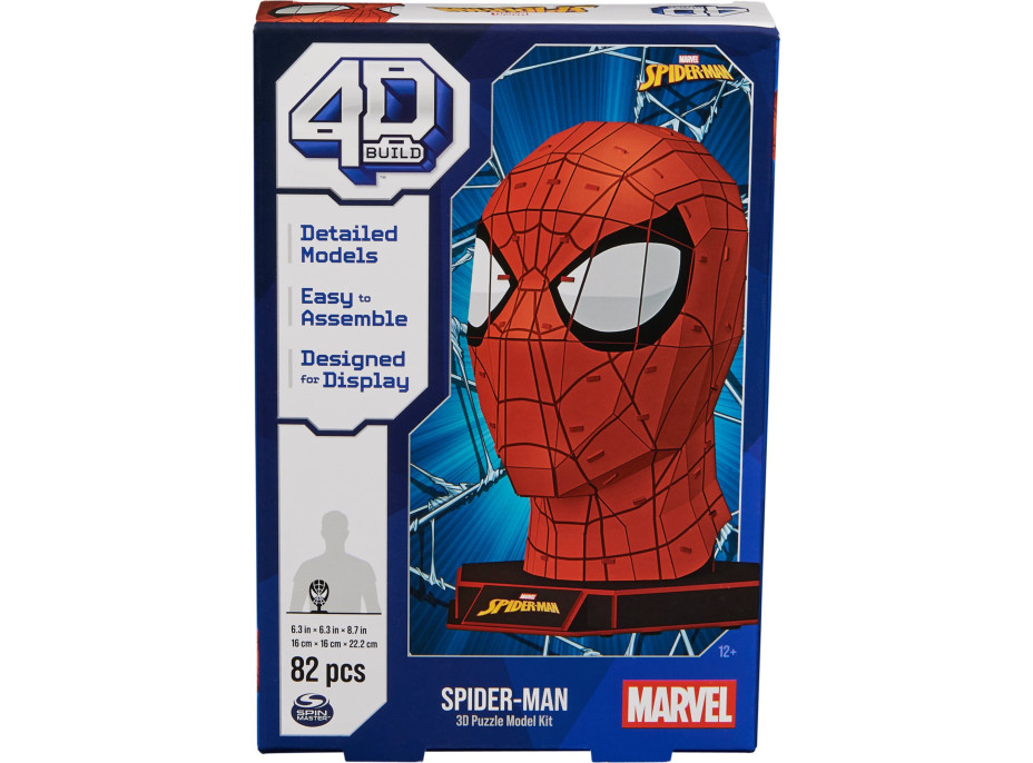 4D BUILD 3D Puzzle Marvel: Spiderman 82 dílků