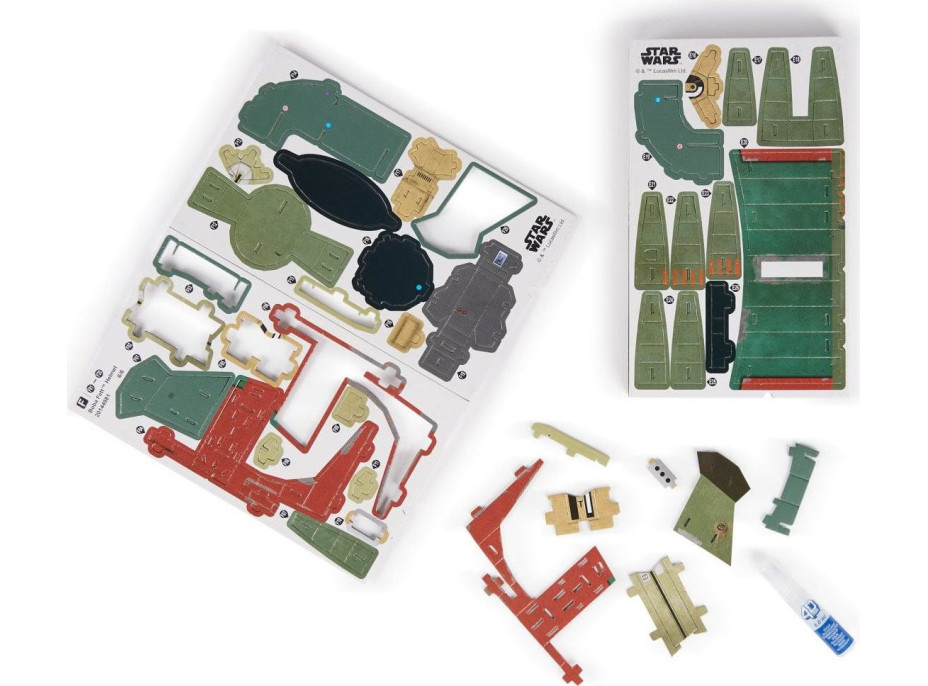 4D BUILD 3D Puzzle Star Wars: Boba Fett 93 dílků