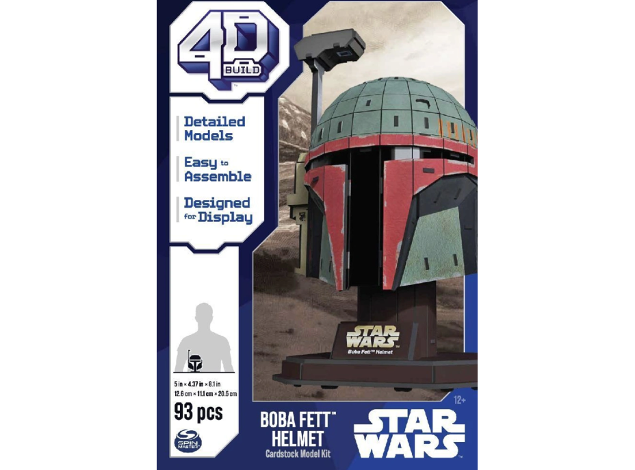 4D BUILD 3D Puzzle Star Wars: Boba Fett 93 dílků
