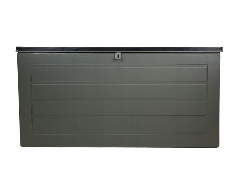 Zahradní úložný box 680 l - šedý