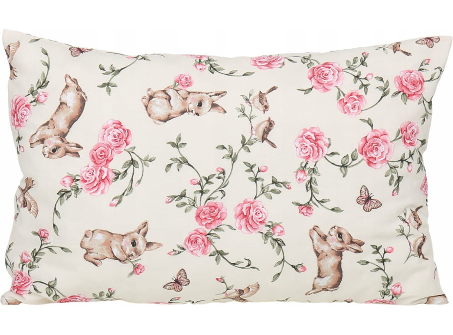 Dětské bavlněné povlečení do postýlky 120x90 cm BABYMAM PREMIUM - Tajemná zahrada
