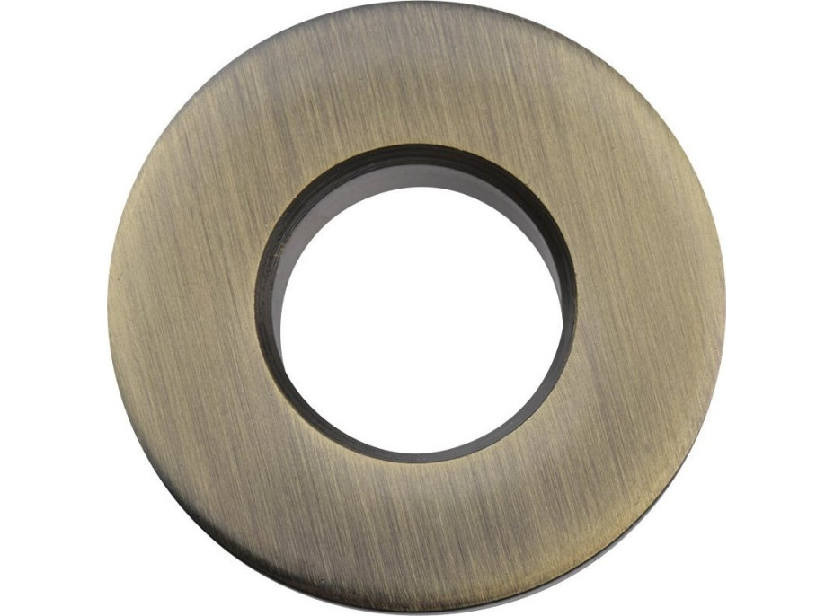 Sapho Kovová krytka přepadu umyvadla, 30mm, bronz AR913