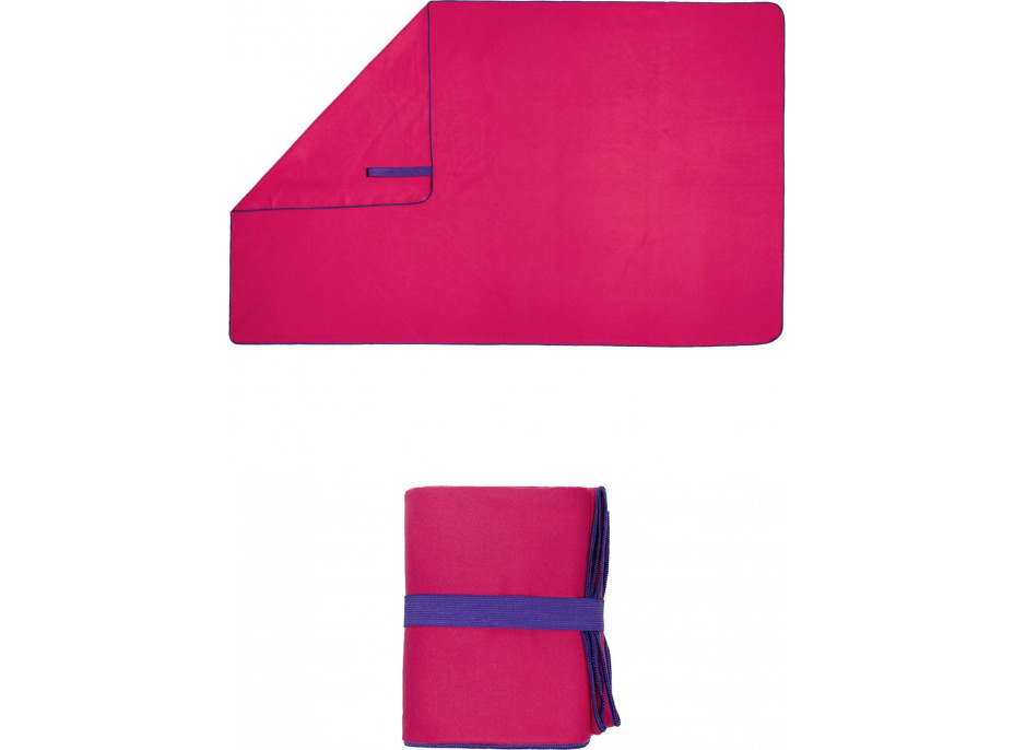 Ručník FITNESS 130x80 cm - fuchsiový/fialový