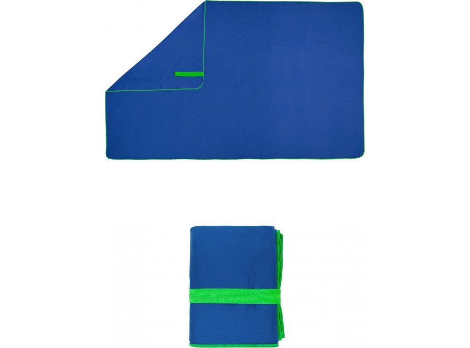 Ručník FITNESS 130x80 cm - modrý/zelený