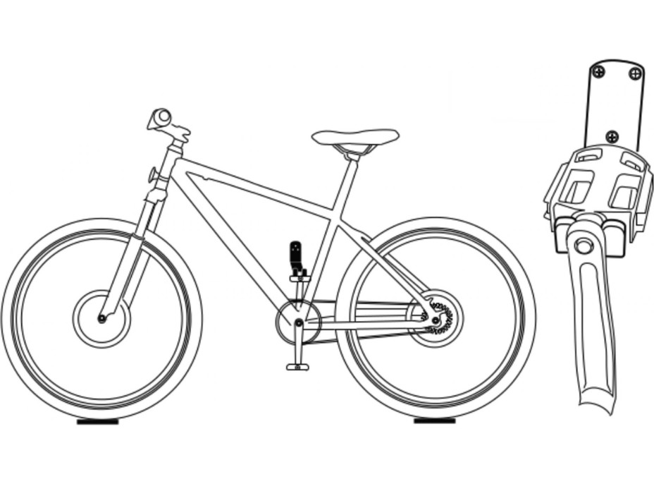 Nástěnný věšák na kolo BIKEST