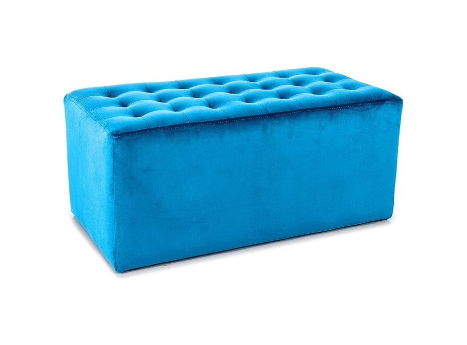 Taburet LORI 2 VELVET - tyrkysový