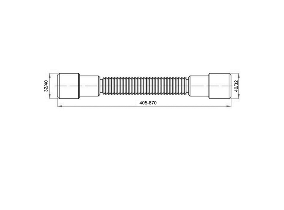Bruckner Flexi dopojení 40/32-32/40 151.176.0