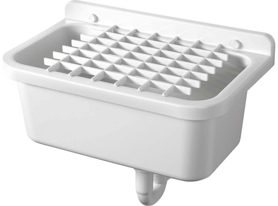 Aqualine Závěsná výlevka 55x34cm, plast, bílá PI5055