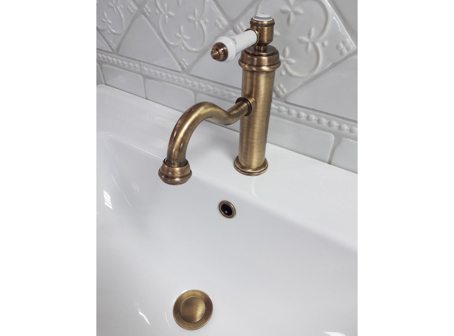 Kerasan Krytka přepadu Ø 24mm, bronz 811113