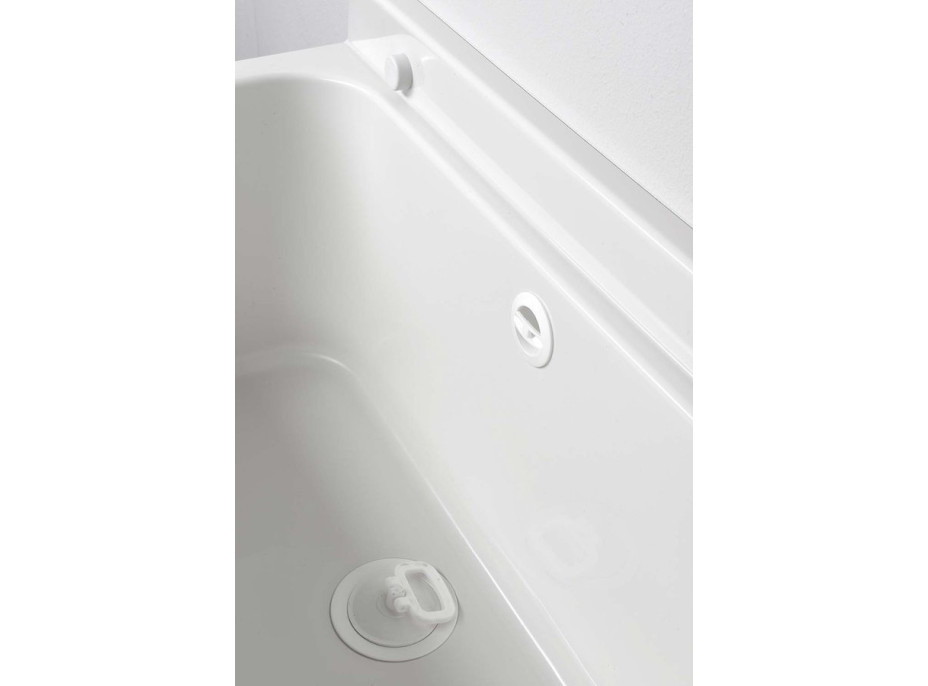 Aqualine Závěsná výlevka 55x34cm, plast, bílá PI5055