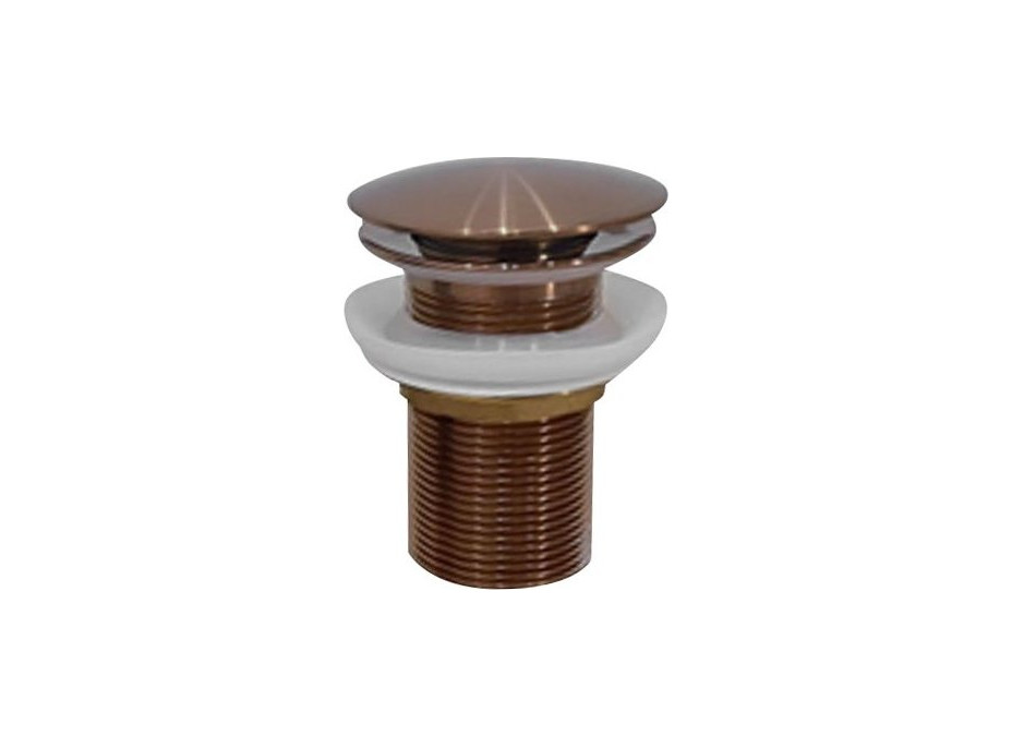 Sapho AURUM umyvadlová výpust 5/4“, click-clack, měď mat ND-AU300