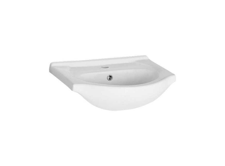 Aqualine SIMPLEX ECO keramické umyvadlo, nábytkové, 55x44 cm, bílá NDHF055