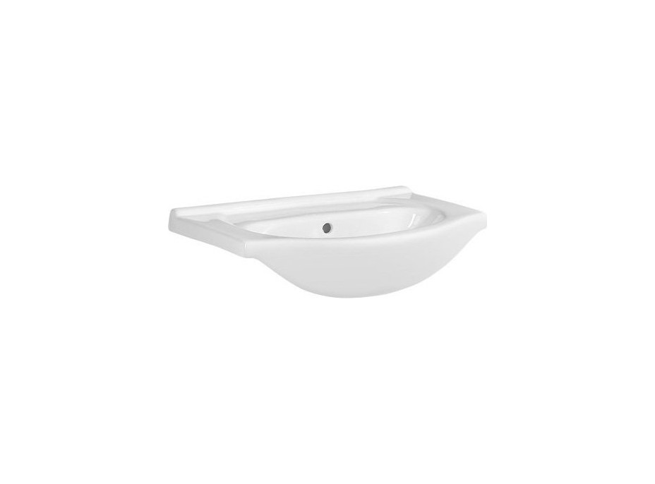 Aqualine SIMPLEX ECO keramické umyvadlo, nábytkové, 60x44 cm, bílá NDHF060