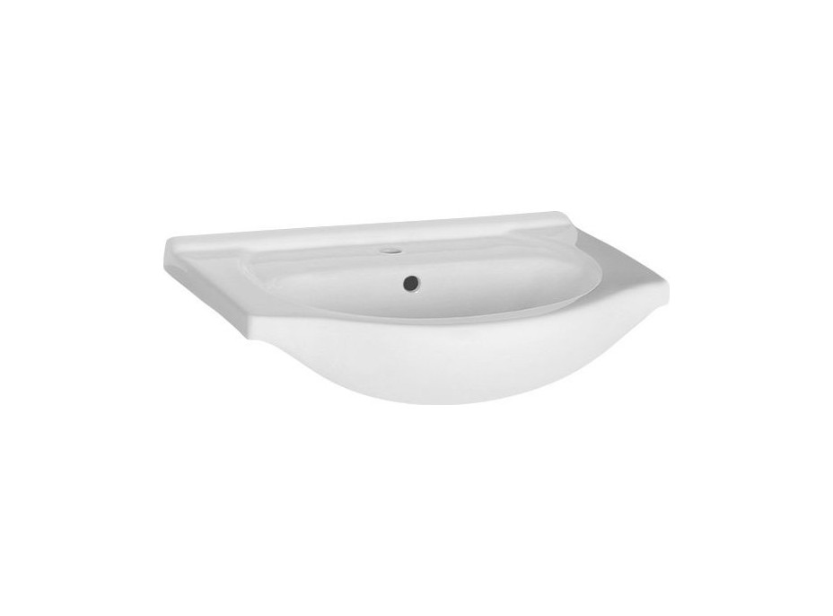 Aqualine SIMPLEX ECO keramické umyvadlo, nábytkové, 65x45 cm, bílá NDHF065