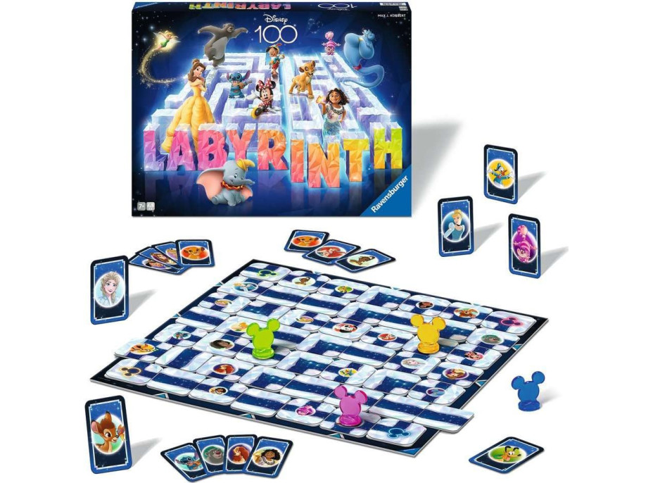 RAVENSBURGER Hra Labyrinth Disney 100. výročí