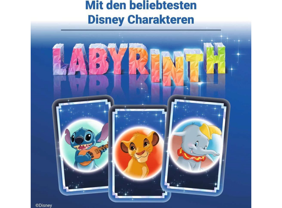 RAVENSBURGER Hra Labyrinth Disney 100. výročí