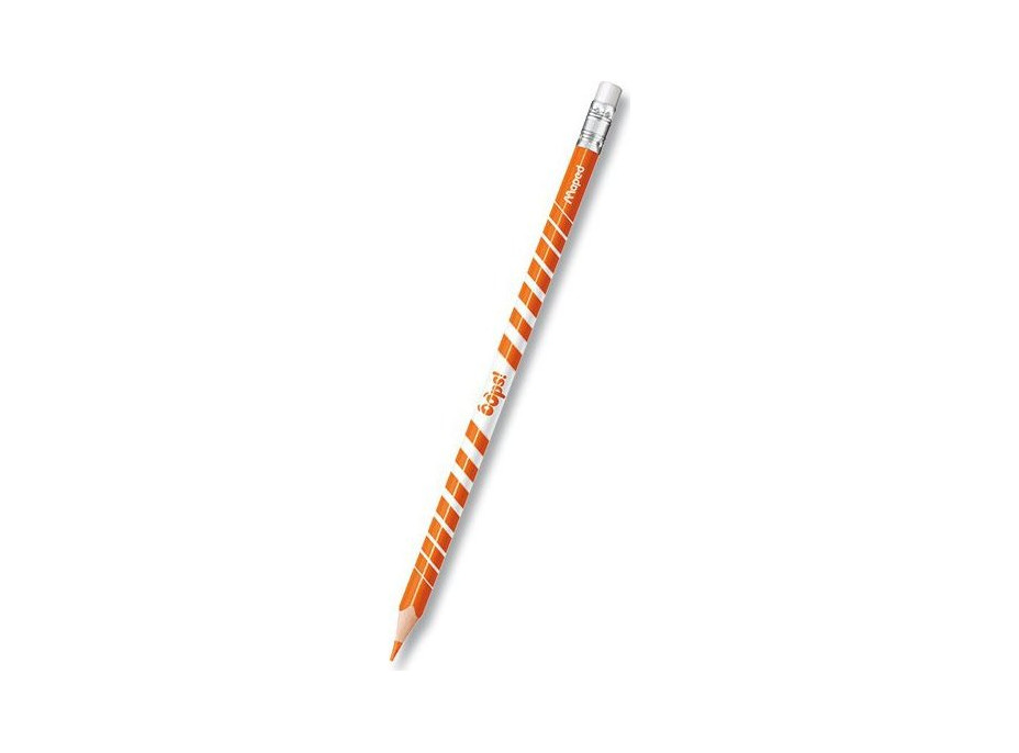 MAPED Pastelky trojboké Color'Peps Oops s pryží 24 ks