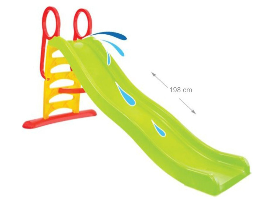 MOCHTOYS Skluzavka 198cm zelená