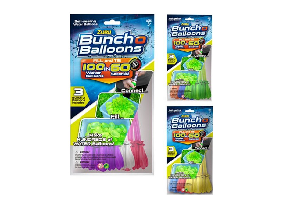 ZURU Vodní balónková bitva 3 pack (mix)