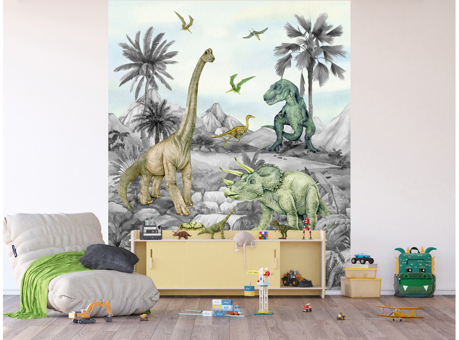 Dětská fototapeta - DINO 1 - 225x270 cm