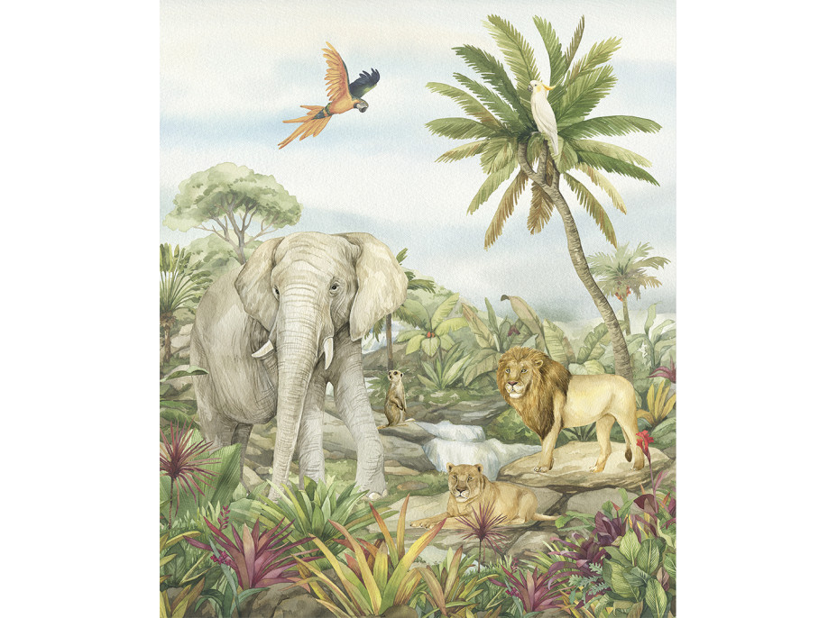 Dětská fototapeta - JUNGLE 1 - 225x270 cm