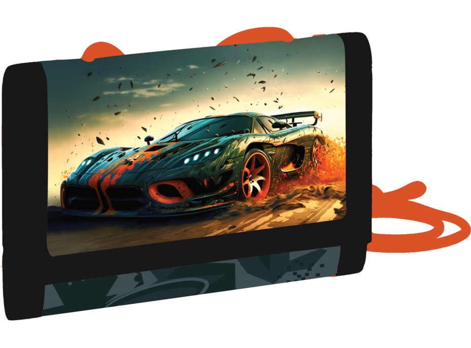 OXYBAG Dětská textilní peněženka Auto
