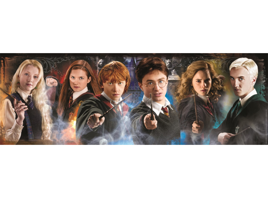 CLEMENTONI Panoramatické puzzle Harry Potter 1000 dílků
