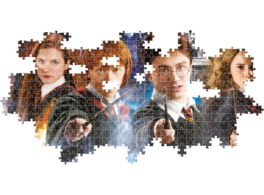 CLEMENTONI Panoramatické puzzle Harry Potter 1000 dílků