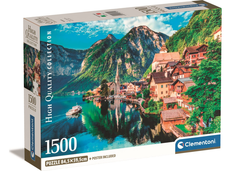 CLEMENTONI Puzzle Hallstatt 1500 dílků