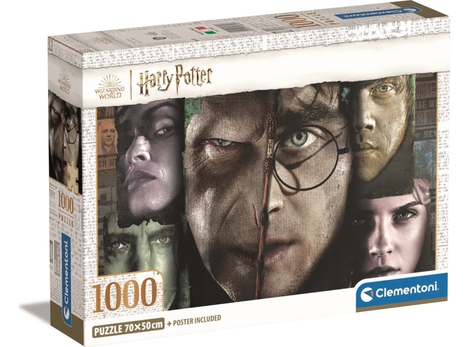 CLEMENTONI Puzzle Harry Potter 1000 dílků