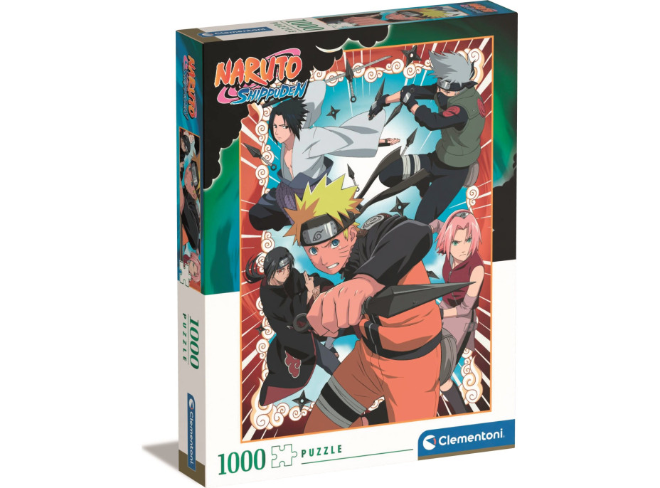 CLEMENTONI Puzzle Naruto 1000 dílků