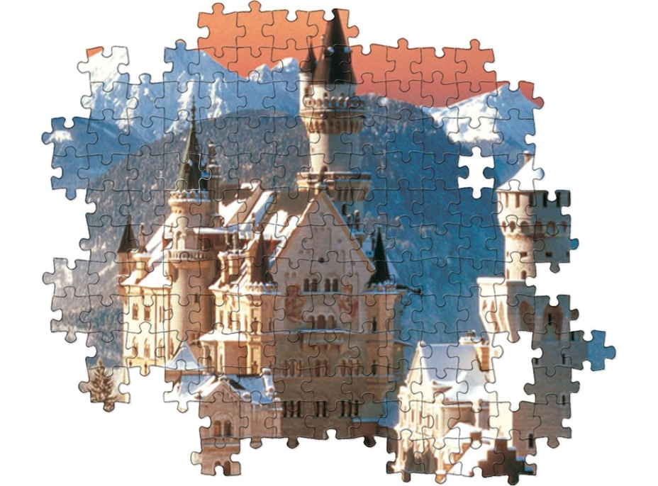CLEMENTONI Puzzle Neuschwanstein 1500 dílků