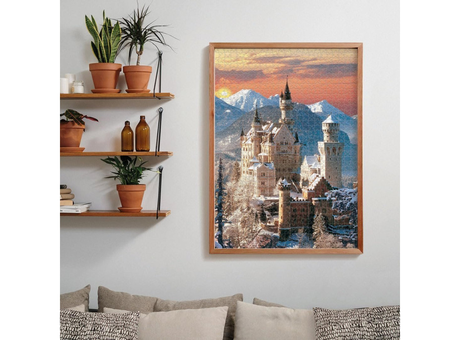 CLEMENTONI Puzzle Neuschwanstein 1500 dílků