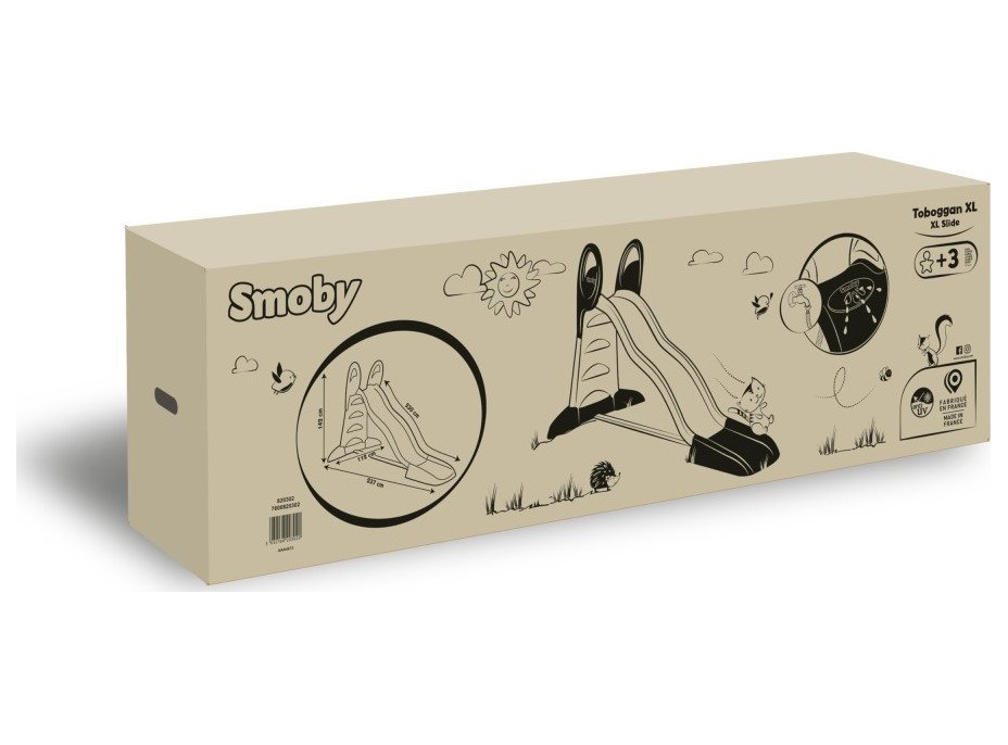 SMOBY Skluzavka XL 230 cm zelenomodrá