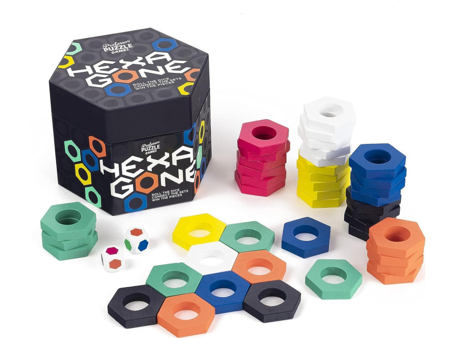 PROFESSOR PUZZLE Strategická hra Hexagon