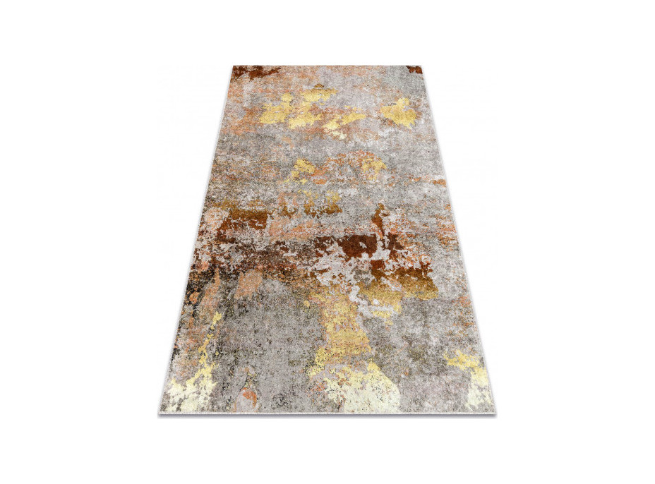 Kusový koberec Miro 51463.802 Abstraction grey / gold