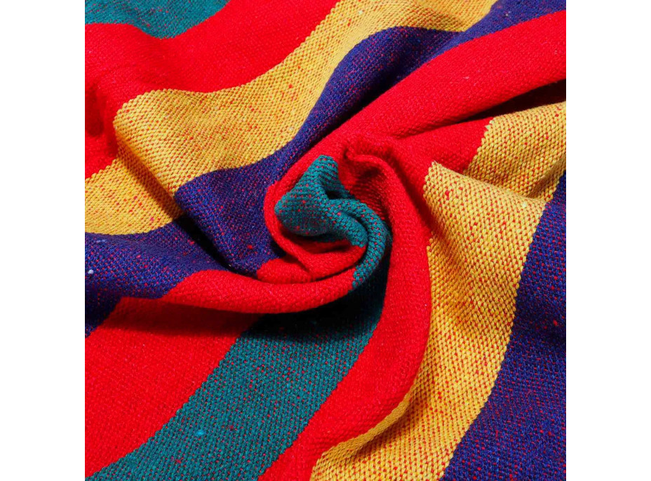 Houpací síť pro dva 230x140 cm - rainbow