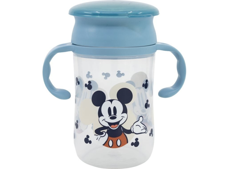 STOR Dětský trénovací hrneček 395 ml Mickey Mouse