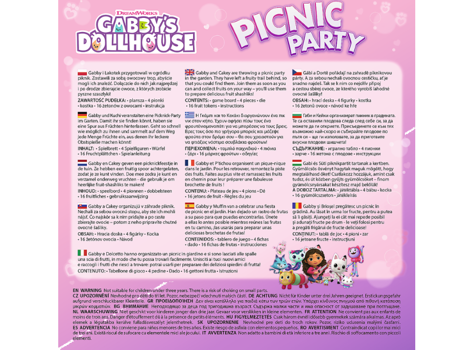 TREFL Hra Gábinin kouzelný domek: Picnic Party