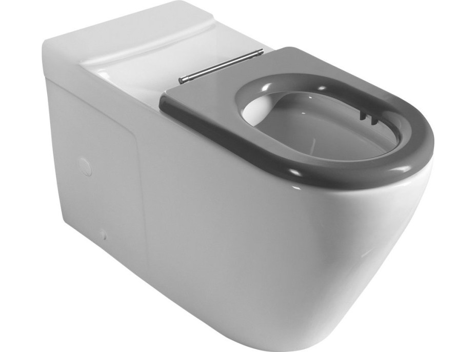 Sapho MEDIC RIMLESS WC mísa pro kombi, spodní/zadní odpad, bílá MC102-111