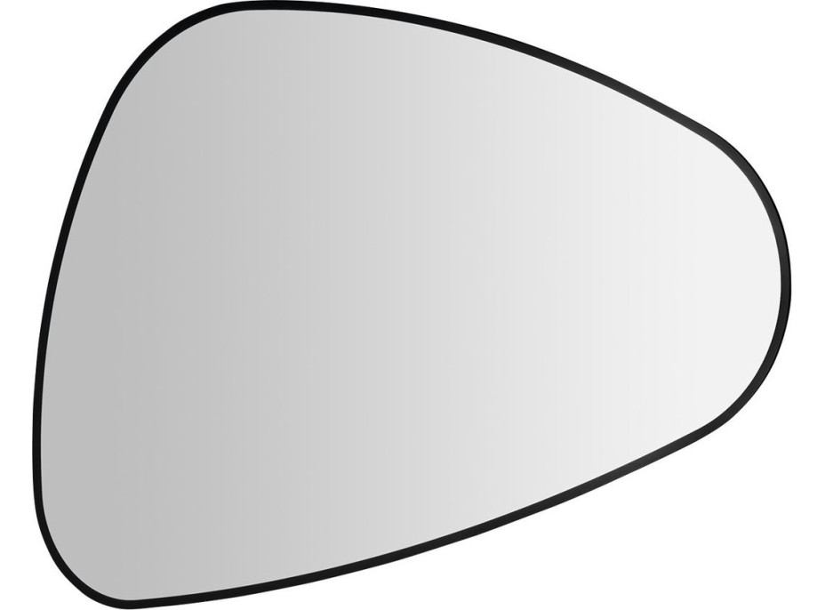Sapho ELENA zrcadlo s LED podsvícením 20W, 68x96cm, černá mat 30574CI