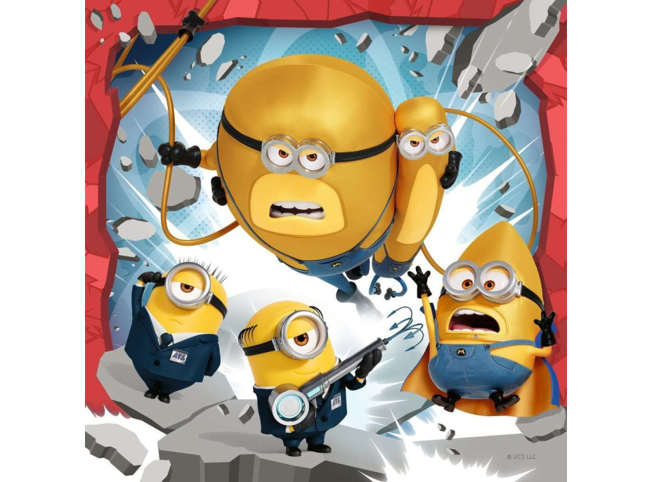 RAVENSBURGER Puzzle Já, padouch 4, 3x49 dílků