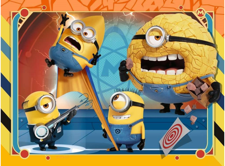RAVENSBURGER Puzzle Já, padouch 4, 4v1 (12, 16, 20, 24 dílků)