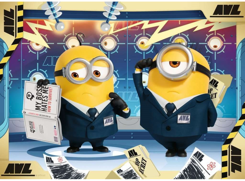 RAVENSBURGER Puzzle Já, padouch 4, 4x100 dílků