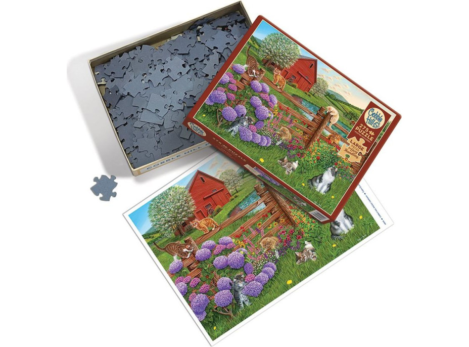 COBBLE HILL Puzzle Kočky na farmě XL 275 dílků
