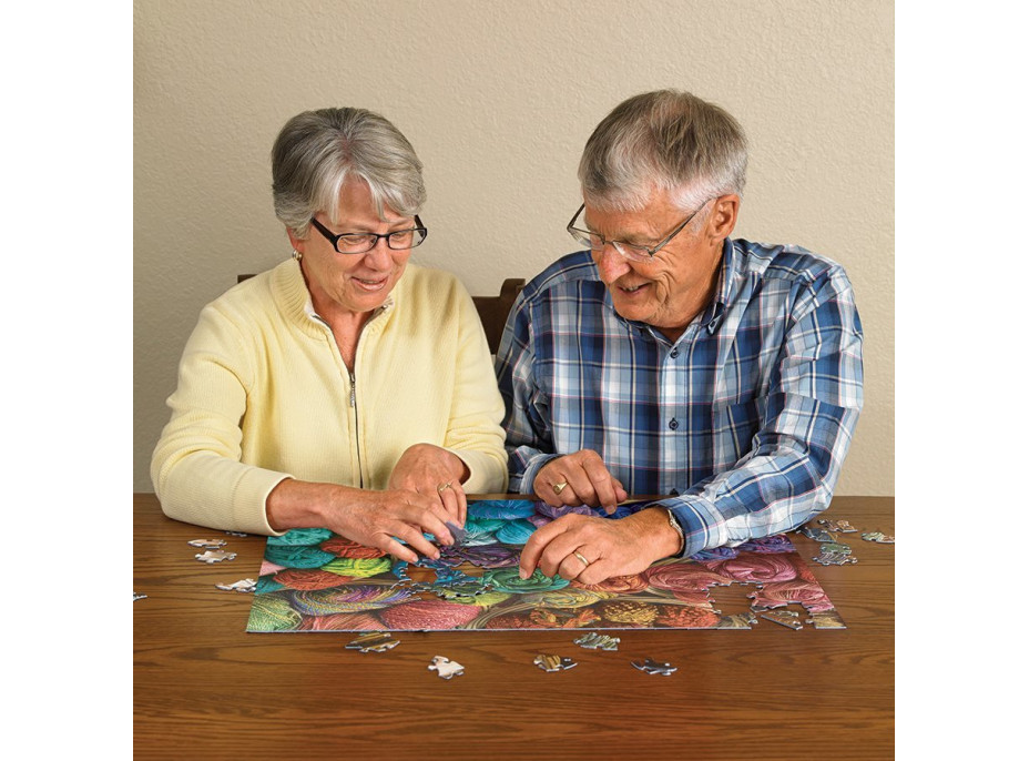 COBBLE HILL Puzzle Touha po přízi XL 275 dílků