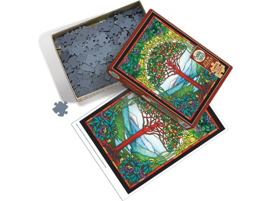 COBBLE HILL Puzzle Vitráž Strom života XL 275 dílků