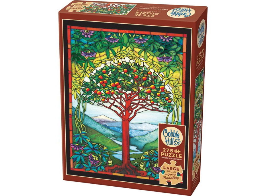 COBBLE HILL Puzzle Vitráž Strom života XL 275 dílků