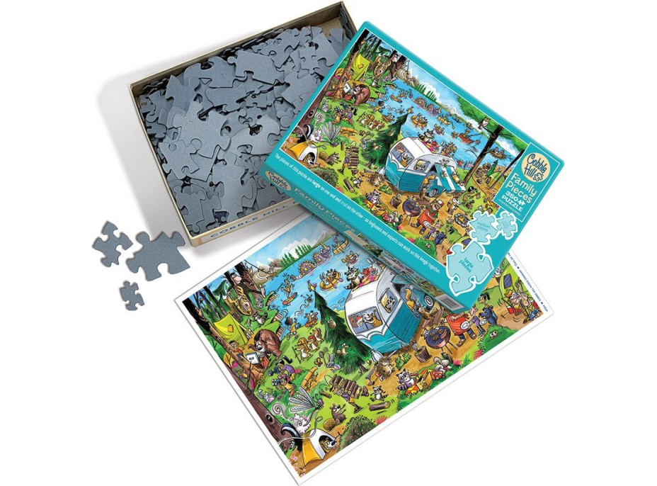 COBBLE HILL Rodinné puzzle Volání divočiny 350 dílků